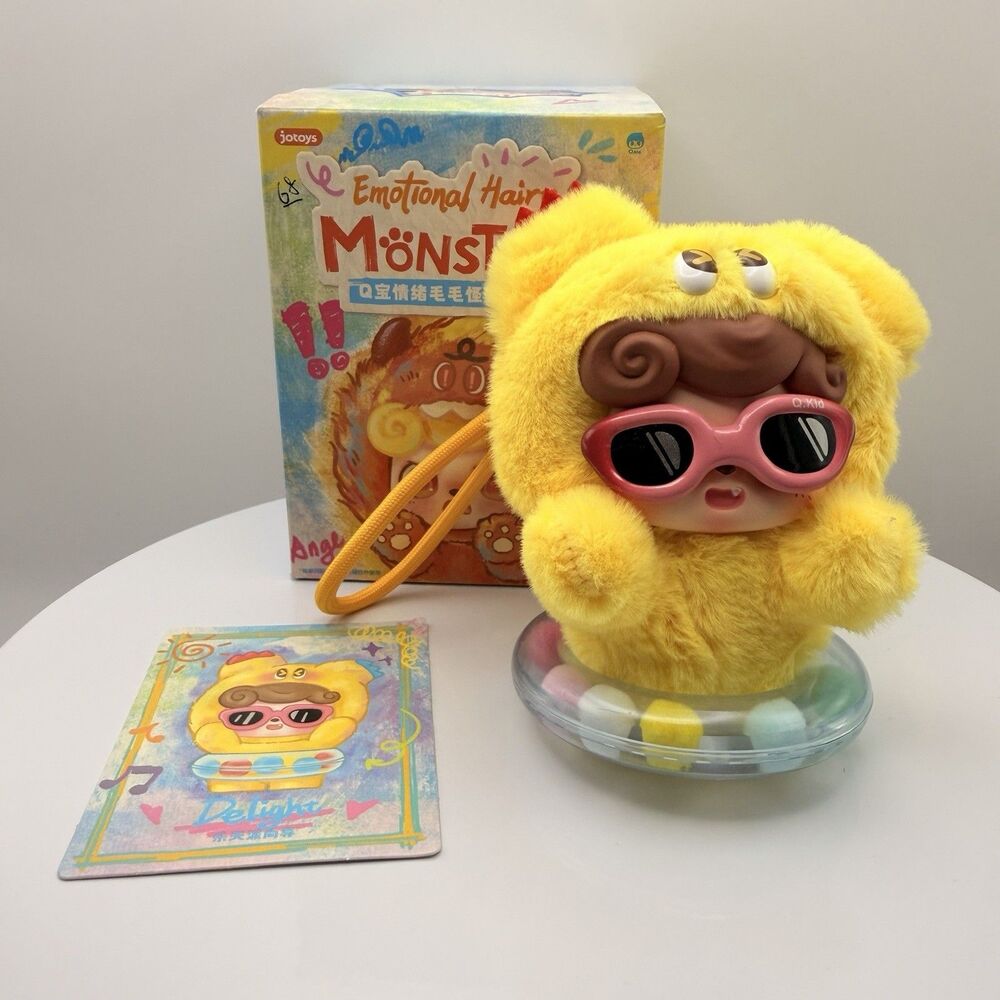 JOTOYS Q.kid Emotional Hairy Monsters Plush Blind box -  Confirmed DELIGHT